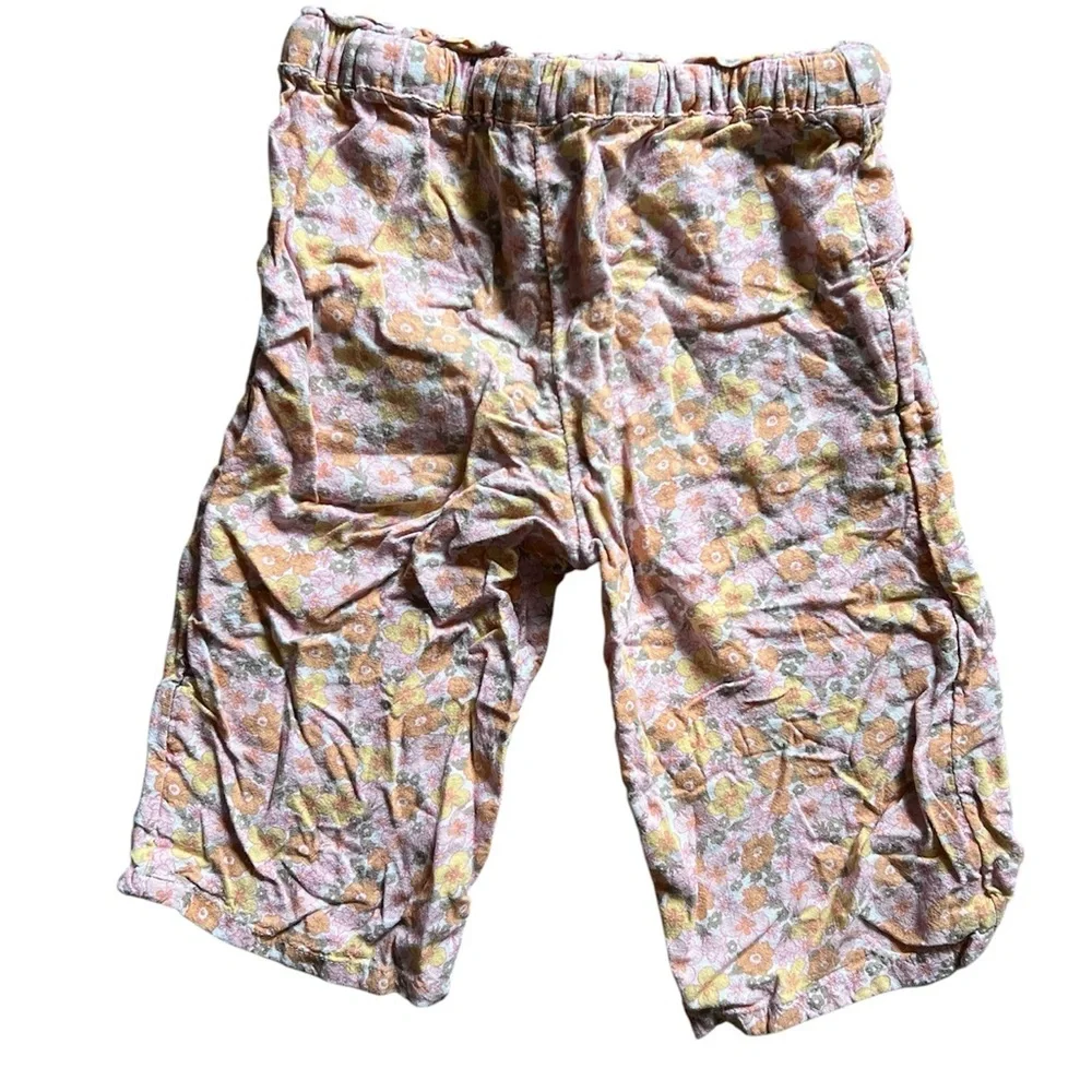 Okie Dokie Floral Wide Leg Pants | 2T